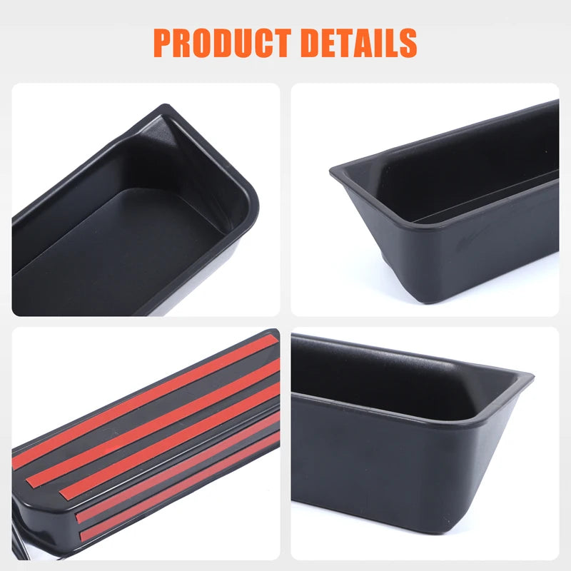 Car Center Console Organizer Tray For Ford Ranger 2023 2024 2025 Interior Accessories Armrest Box Front Storage Box