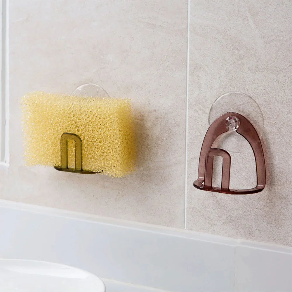 Multifunctional Kitchen Organizer Suction Cup Sink Drain Rack Sponge Storage Holder Bathroom Accessories
