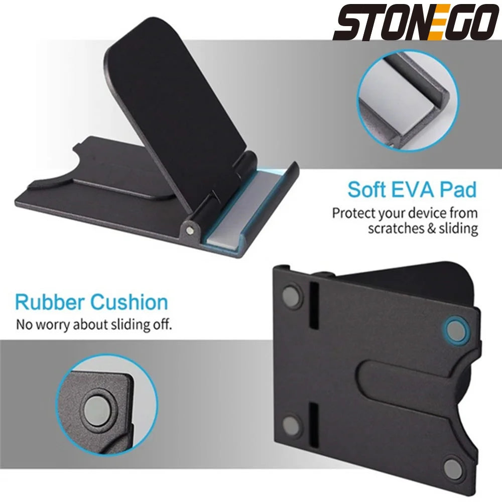 Portable Foldable Phone Stand - Universal Mini Holder for Mobile Phone & Tablet Desktop Display