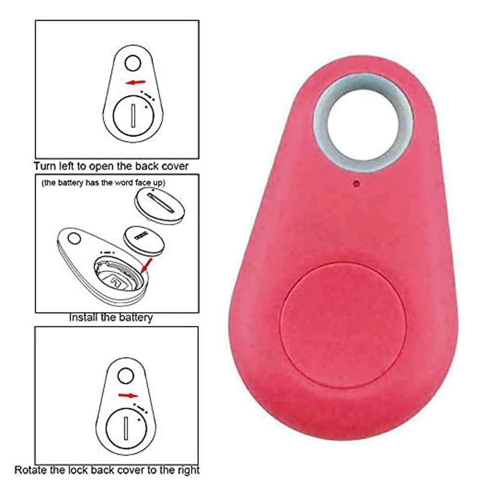 Bluetooth Tracker Keychain droplet shaped Low power anti-loss GPS For Smartphones with iOS 5.0 or Later Android 4.3 or Later