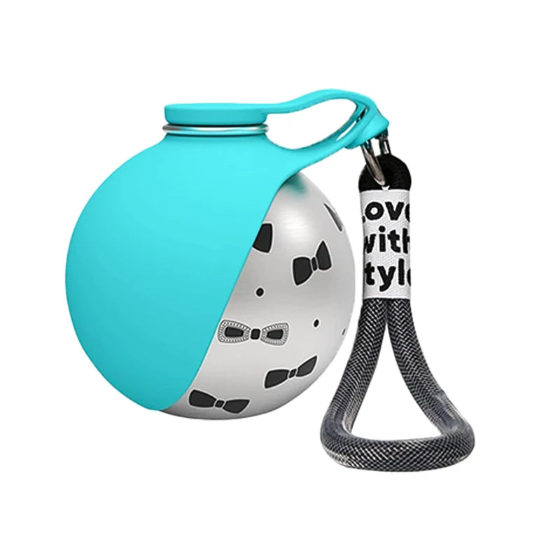 Portable Pet Water Bowl, 285ml, Foldable Silicone, Leak-Proof, Lightweight, Multi-Colour, for Dogs and Cats, Outdoor and Travel