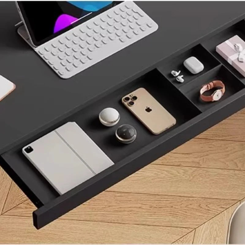 Under Desk Drawer Organizer Pull-pull Wooden Storage Shelf for Study Stationery Storage Solid Wood Office Desk Storage Accessory