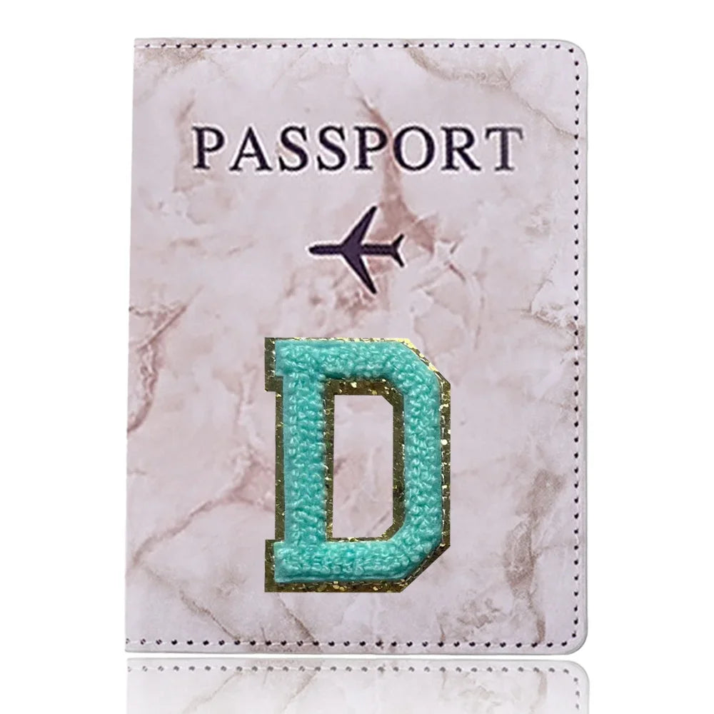Passport Holder Passport Case Travel Waterproof Passport Protective Cover Embroidery Pattern Holder Air Plan Travel Accessories
