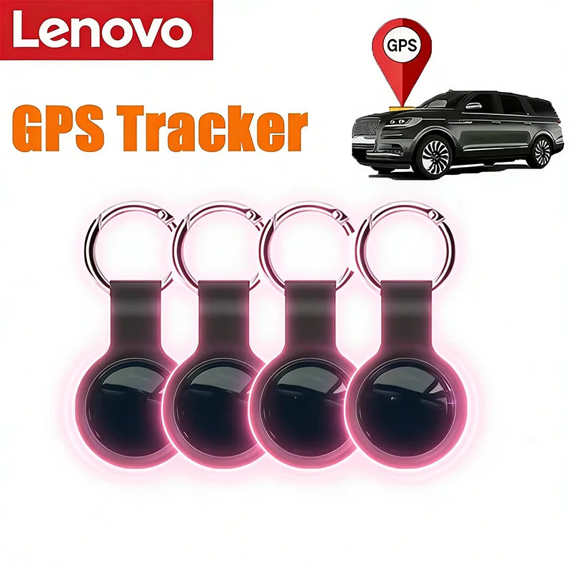 Lenovo Bluetooth 5.0 Mini Tracker GPS AntiLost Device Round - Pet Kids Bag Wallet Tracking Finder Locator Air Tag Smart Home