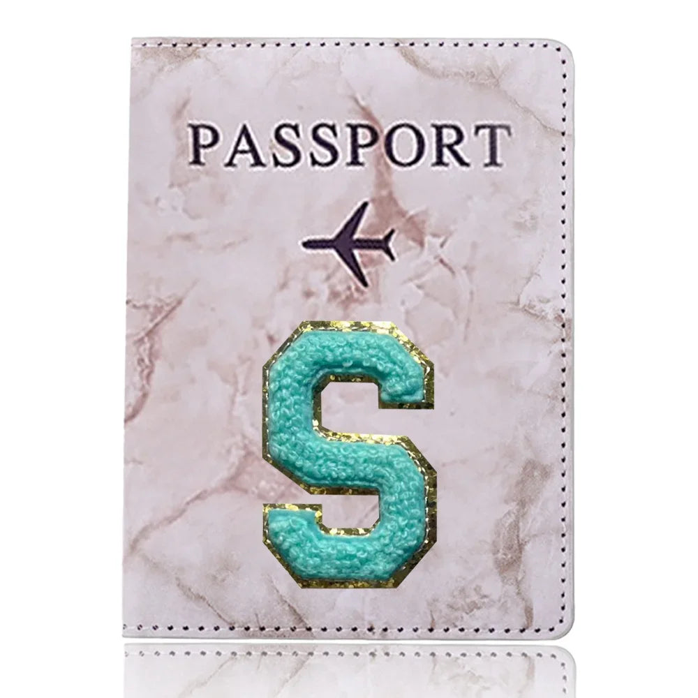 Passport Holder Passport Case Travel Waterproof Passport Protective Cover Embroidery Pattern Holder Air Plan Travel Accessories