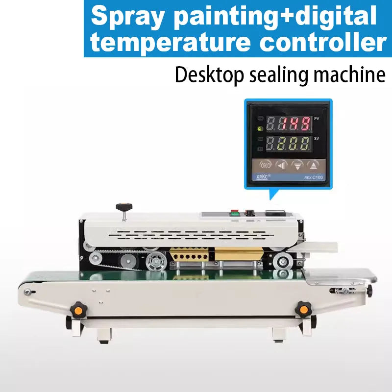 Automatic Electric Bag Sealing Machine Food Plastic Packag Sealer Heavy Duty Packag Sealing Machine 220V Continuous Heat Sealer