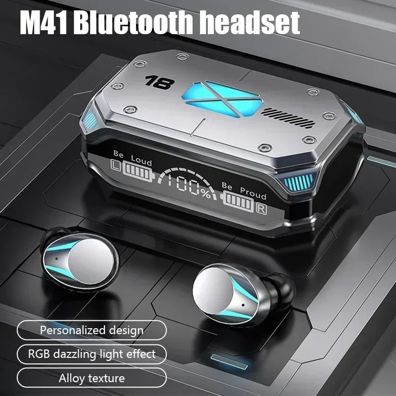 NEW Bluetooth Earphones Wireless Headphones Smart Touch Wireless Headset LED Display Stereo Sound Earbuds for All Smartphones