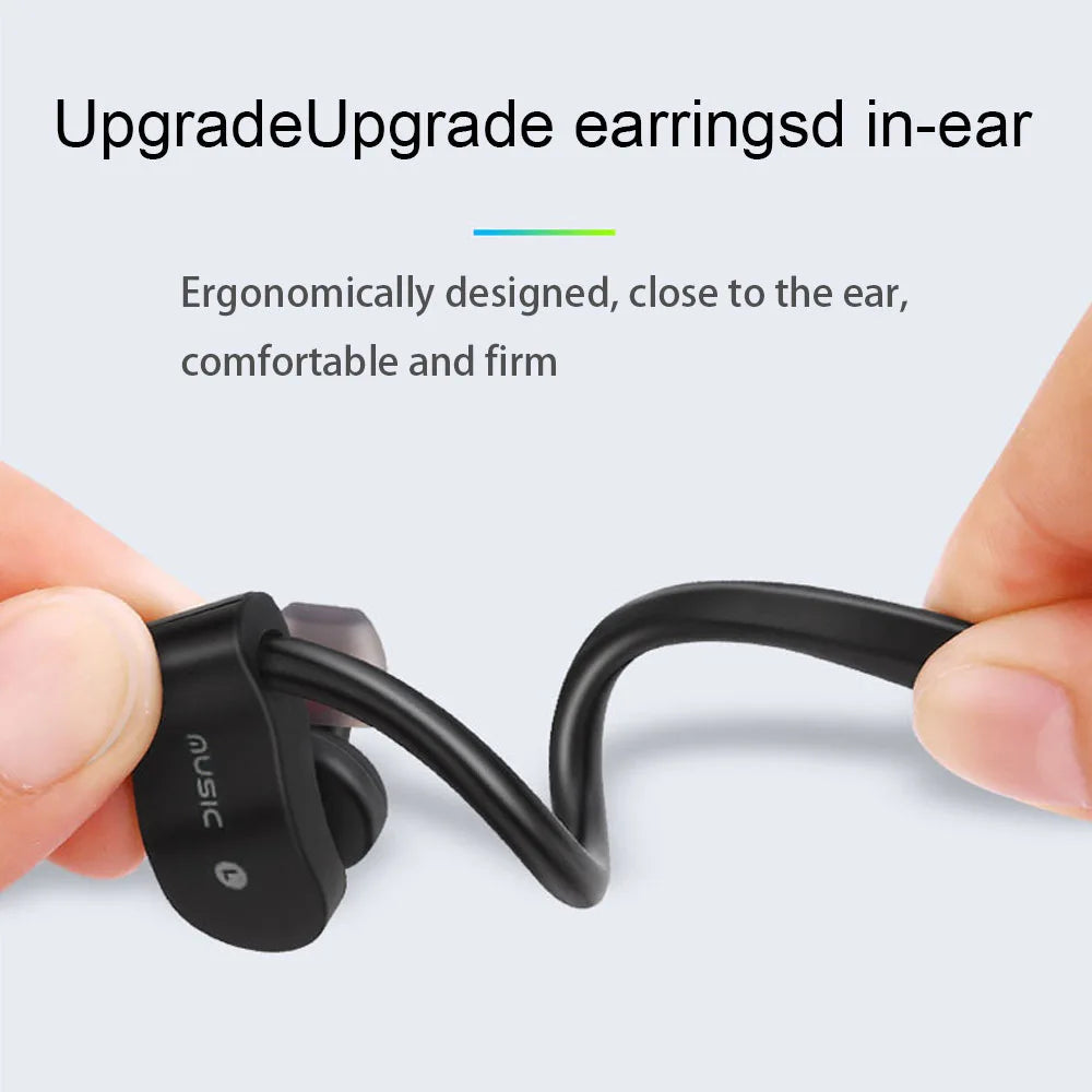 Bluetooth 4.1 Wireless Earphones Sports Music Headset Ear-Hook Waterproof Earbuds Neckband Headphone With Mic For iPhone Xiaomi