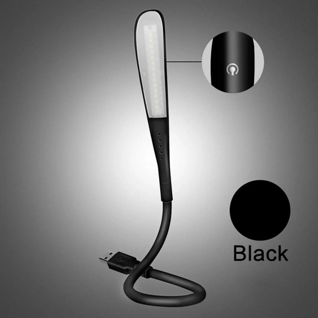 LED USB Light Portable Laptops Touch Sensor LED Book Light for Power Bank PC Laptops Book Night Lighting