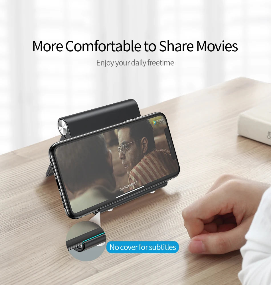 Phone Holder Stand Mobile Smartphone Support Tablet Stand for iPhone 14 13 Desk Cell Phone Holder Stand Portable Mobile Holder