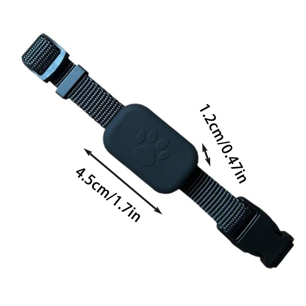 Pet Bluetooth GPS Tracker Adjustable Collar Dog Cats Locator Waterproof Anti Lost Dogs Real-time Tracking Device for iOS/Android