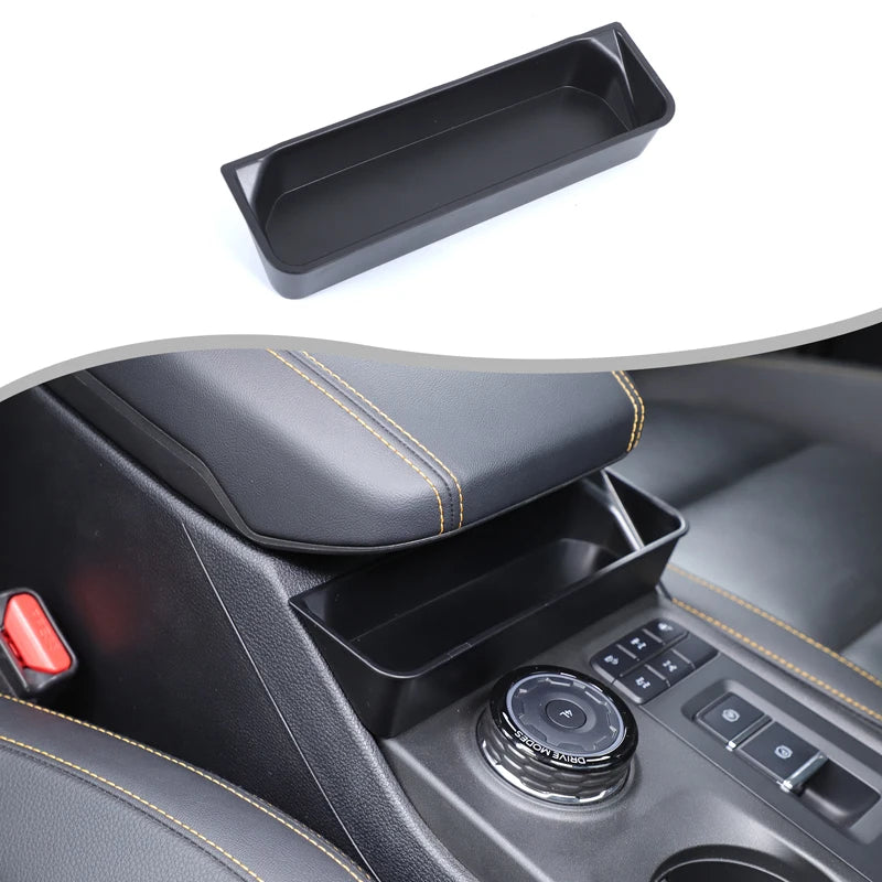 Car Center Console Organizer Tray For Ford Ranger 2023 2024 2025 Interior Accessories Armrest Box Front Storage Box