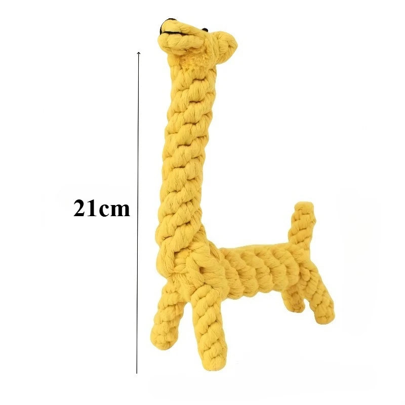 Dog Toys Interactive Rope Knot Toy for Dogs Puppies Pet Chew Toy Grinding Teeth Playing Toys for Dogs