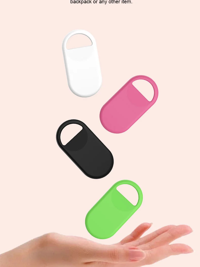 Smart Tag Bluetooth GPS Tracker For iOS Find My App Anti-Lost Security Locator Sound Locate Alarm Reminder Key Finder
