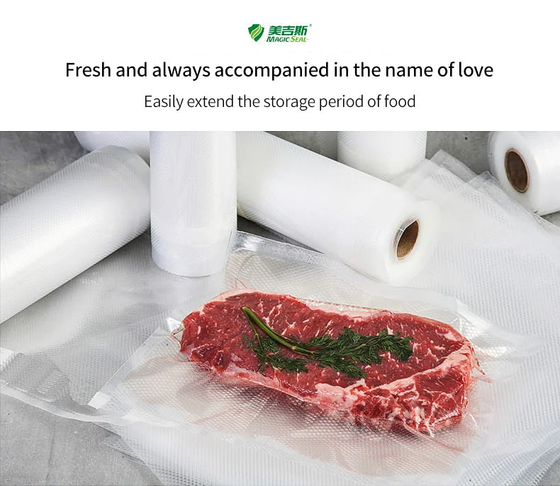Food Vacuum Sealer Bags For Sous Vide Food Saver Kitchen Storage Bag BPA-Free Vacuum Packaging Bags Kitchen Tool 20cm*500cm Roll