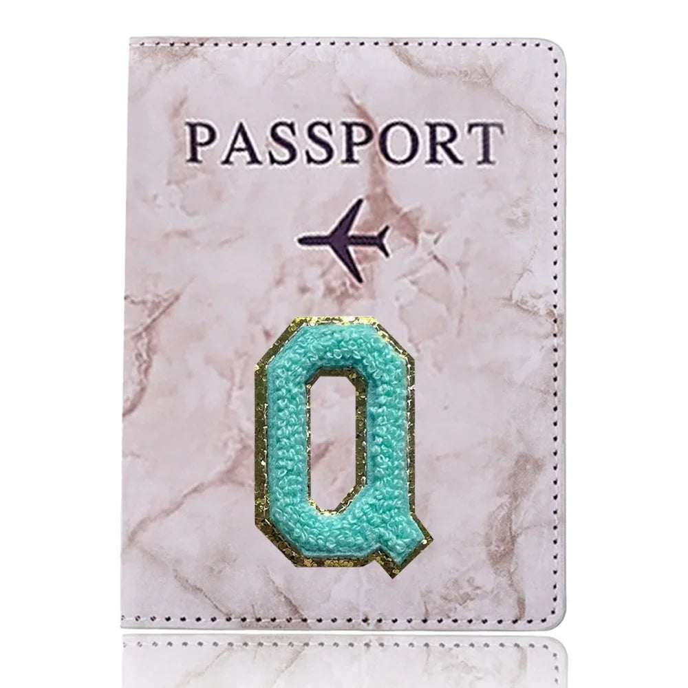 Passport Holder Passport Case Travel Waterproof Passport Protective Cover Embroidery Pattern Holder Air Plan Travel Accessories