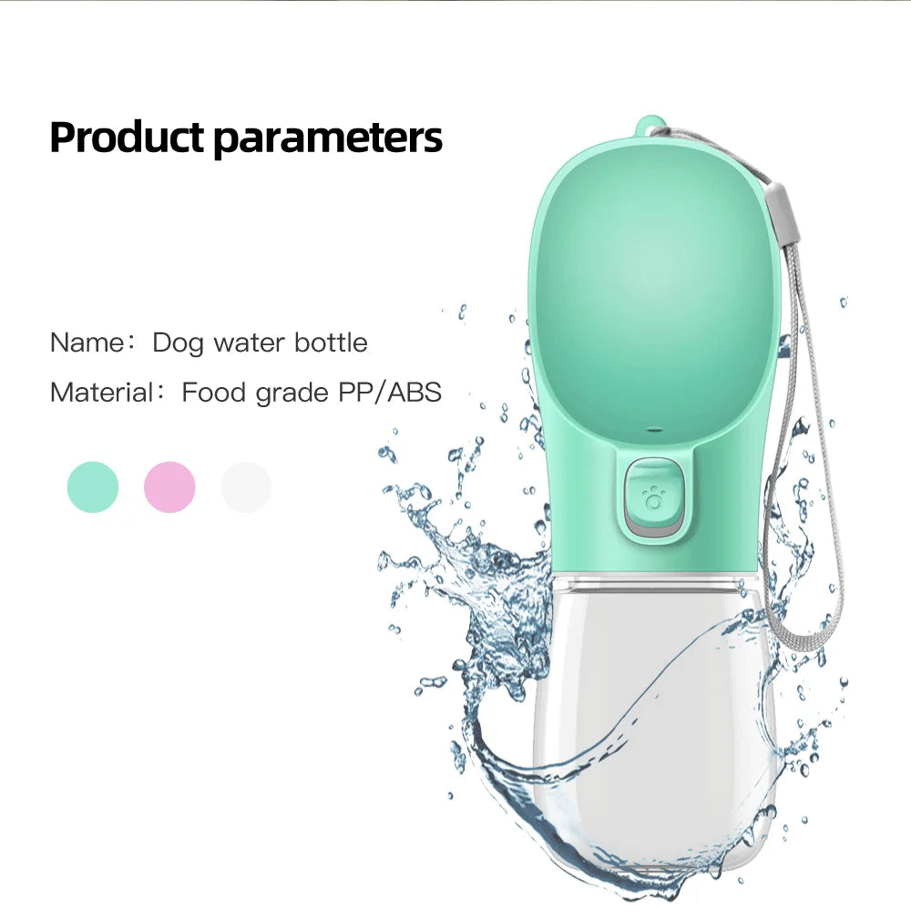 Portable Pet Water Bottle for Small Medium Large Dogs Outdoor Water Pets Dispenser Leakproof Puppy Drink Bowl Chihuahua Supplies