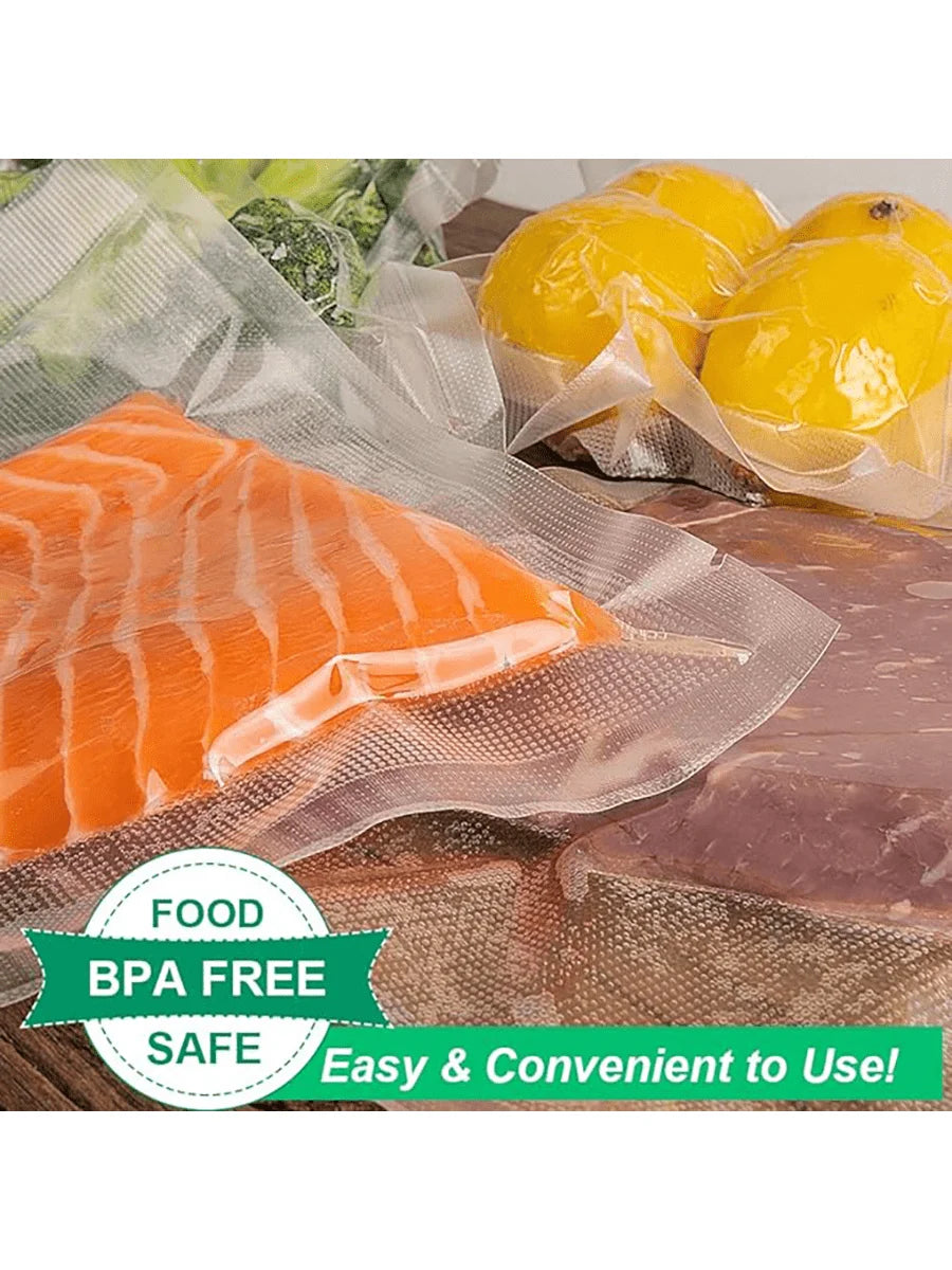 500CM Food Vacuum Sealer Bags Household Vacuum Sealing Machine Storage Roll Bag Travel Refrigerator Food Preservation Pack Bag