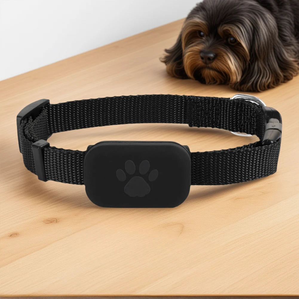 Pet Bluetooth GPS Tracker Adjustable Collar Dog Cats Locator Waterproof Anti Lost Dogs Real-time Tracking Device for iOS/Android