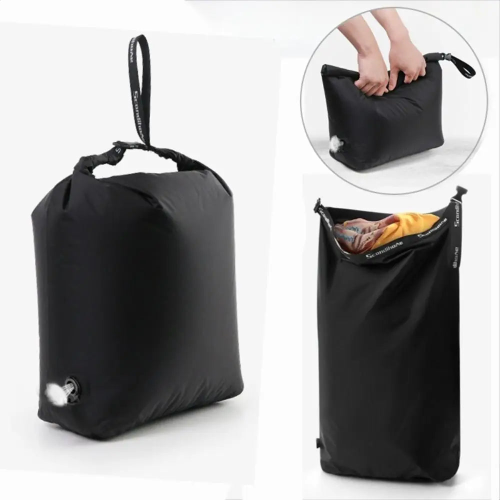Durable Waterproof Vacuum Compression Bag Lightweight Reusable Travel Packing Cubes Portable Space Saving Storage Bag