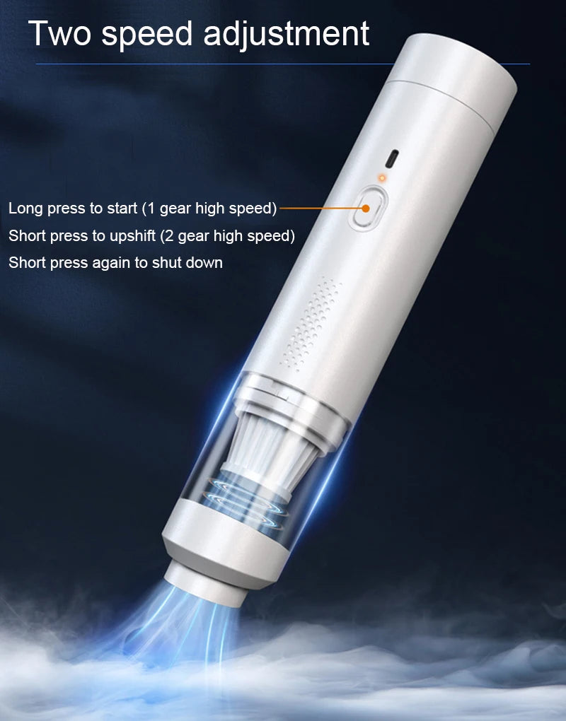Portable Car Vacuum Cleaner Mini Handheld Wireless Cleaning Machine Home Auto Supplies 19000Pa Brushless motor vacuum cleaner