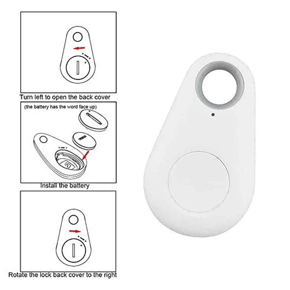 Bluetooth Tracker Keychain droplet shaped Low power anti-loss GPS For Smartphones with iOS 5.0 or Later Android 4.3 or Later