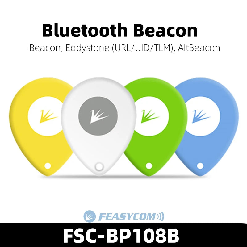 Bluetooth Broadcast Low Energy Waterproof IP67 Tracking Eddystone iBeacon Tags Long Battery Life IoT Tracker BT5.1 BLE Beacon