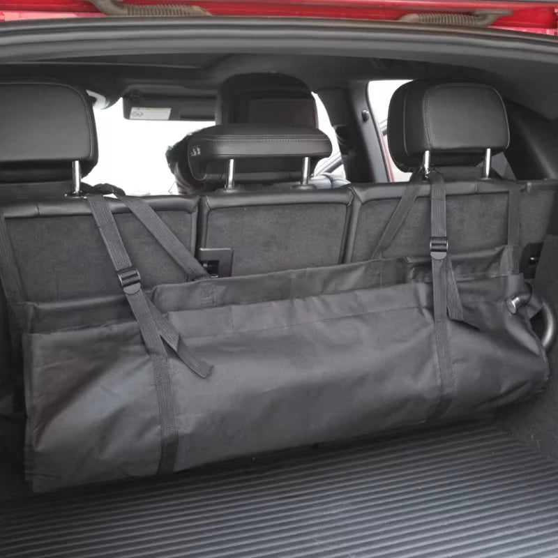 KEBUDIMEI Car Trunk Organizer Oxford Backseat Storage Bag Multi-use Automobile Seat Back Organizers Net Car Interior Accessories