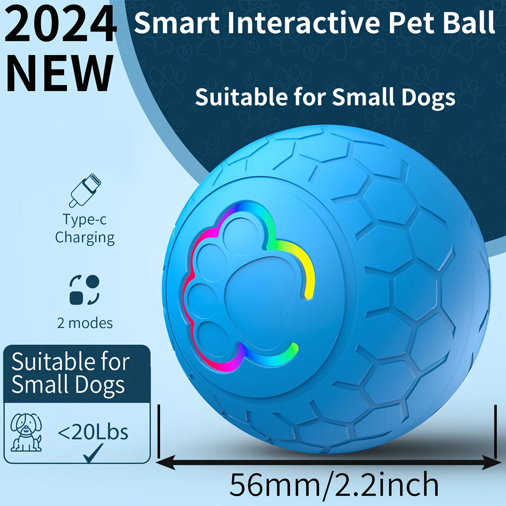 Interactive Jumping Dog Toy Ball with Smart Rechargeable Function for Pets