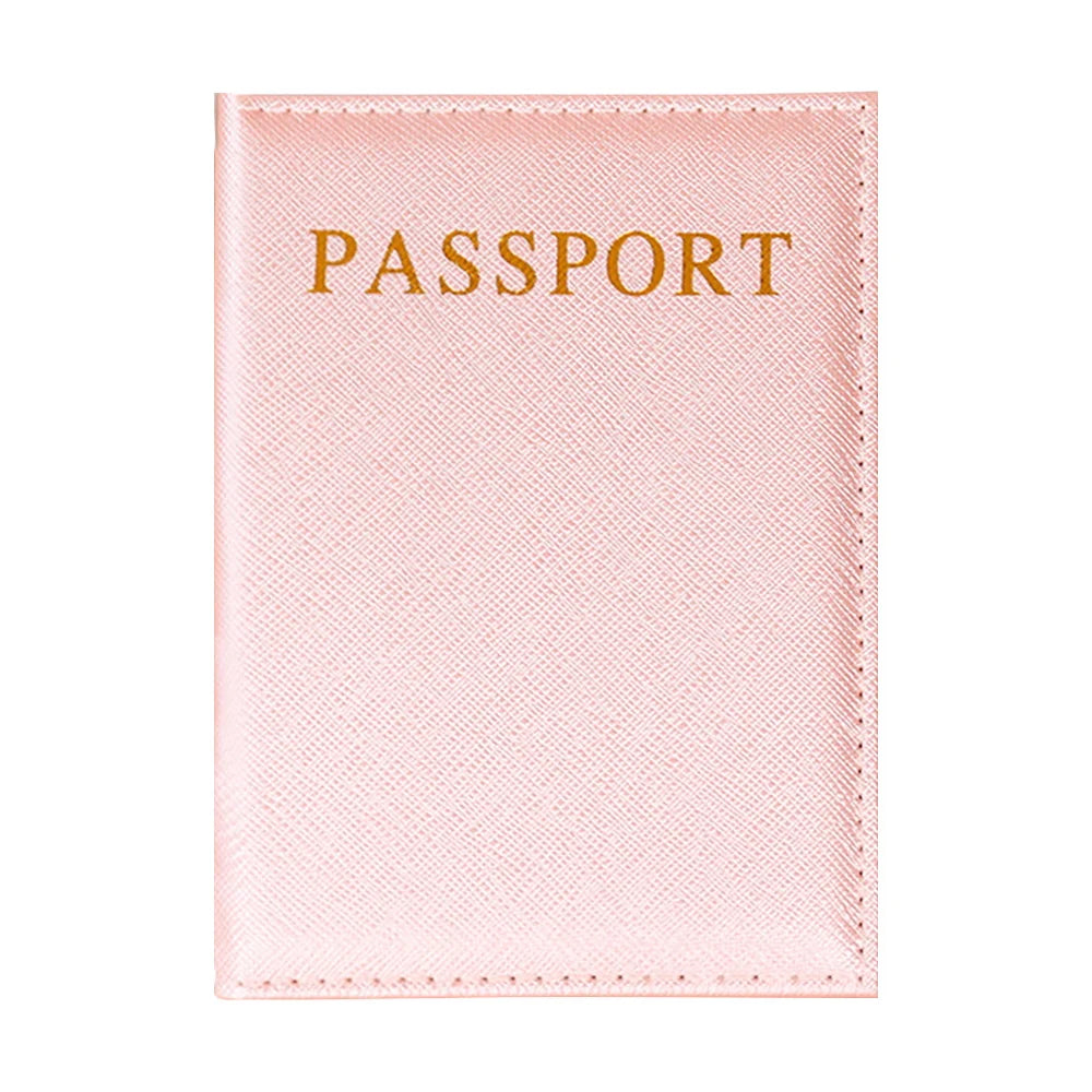 Portapasaporte Rosa con Diseño Aviones — Funda PU para Viajeras