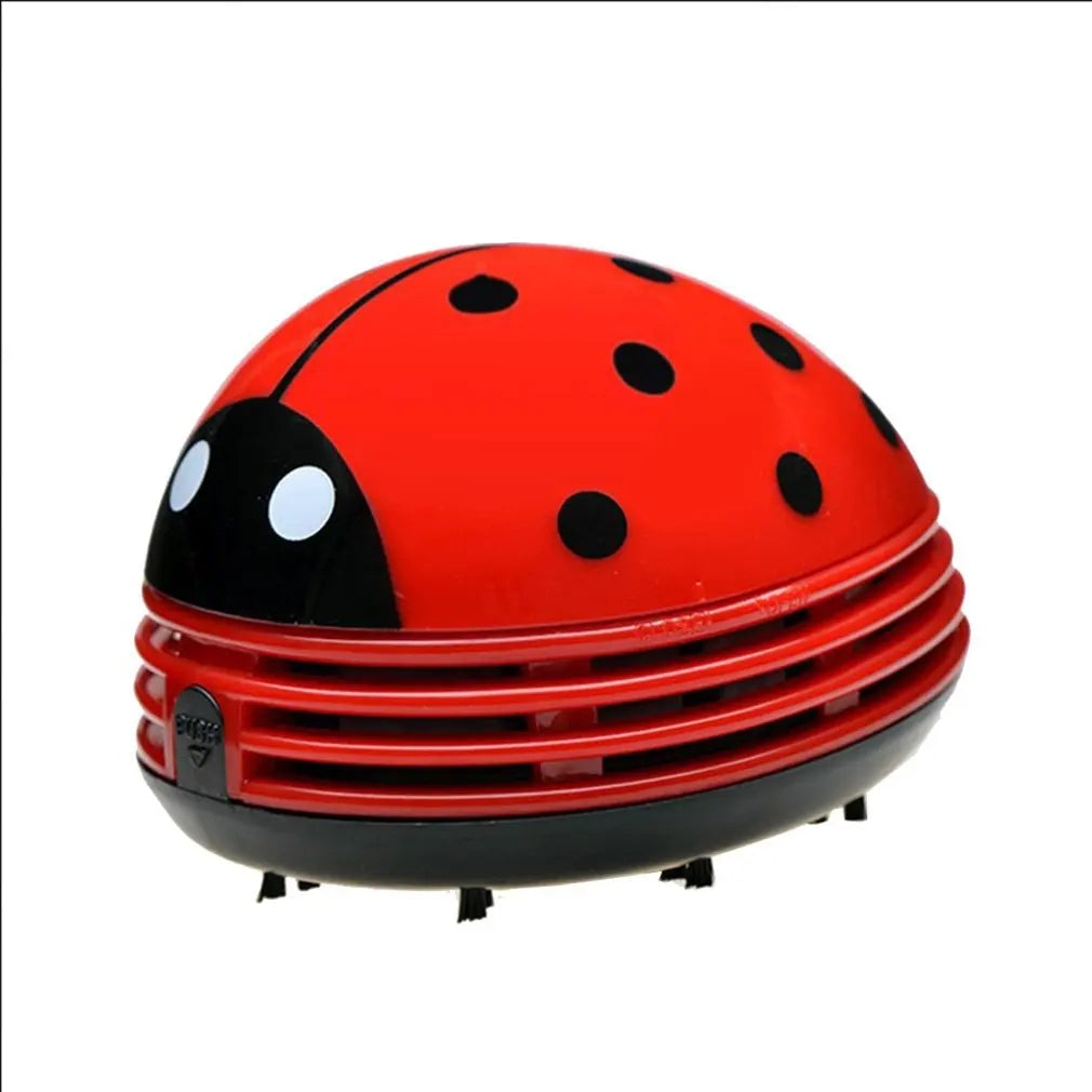 Mini Cute Ladybug Vacuum Cleaner  for Home Office Table Dust CollectorCleaning Brush Keyboard Desktop Cleaner Dropshipping Hot