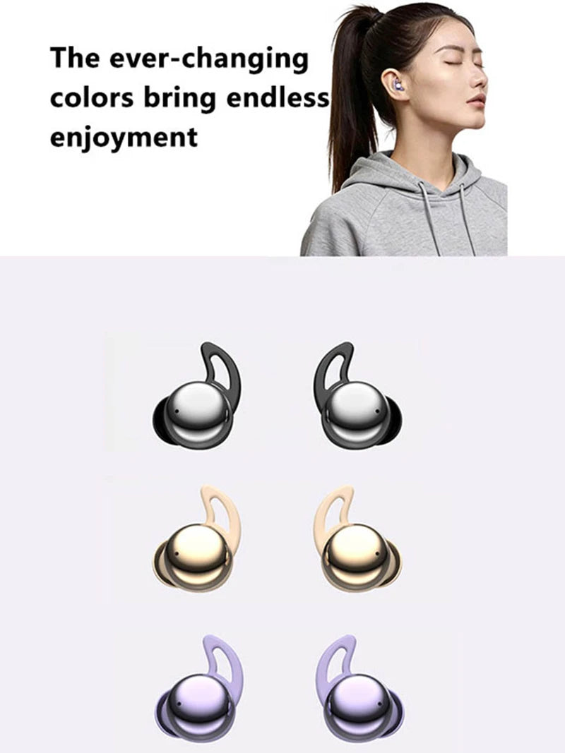 Sleep Bluetooth Earbuds ANC Noise Cancelling with Translation In-Ear Headphones Portable Charging LED Display for Travel Work