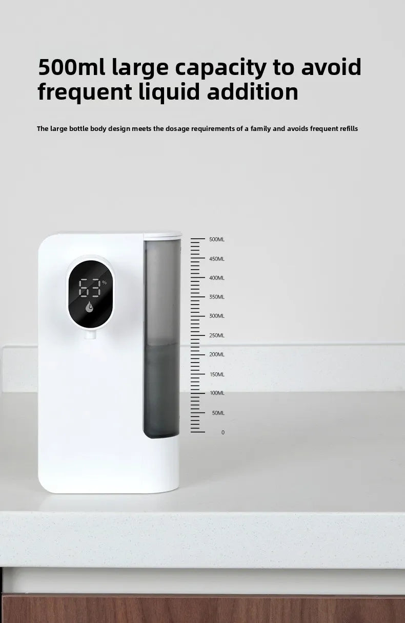 Automatic Sensor Dispenser Hand Sanitizer Dispenser Kitchen Soap Dispenser Wall-mounted Hand Sanitizer Soap Feeder