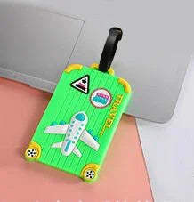 1pc Name ID Card Silicone Travel Luggage Tags Suitcase Travel Accessories Quickly Discover Luggage Tags Name Baggage Information