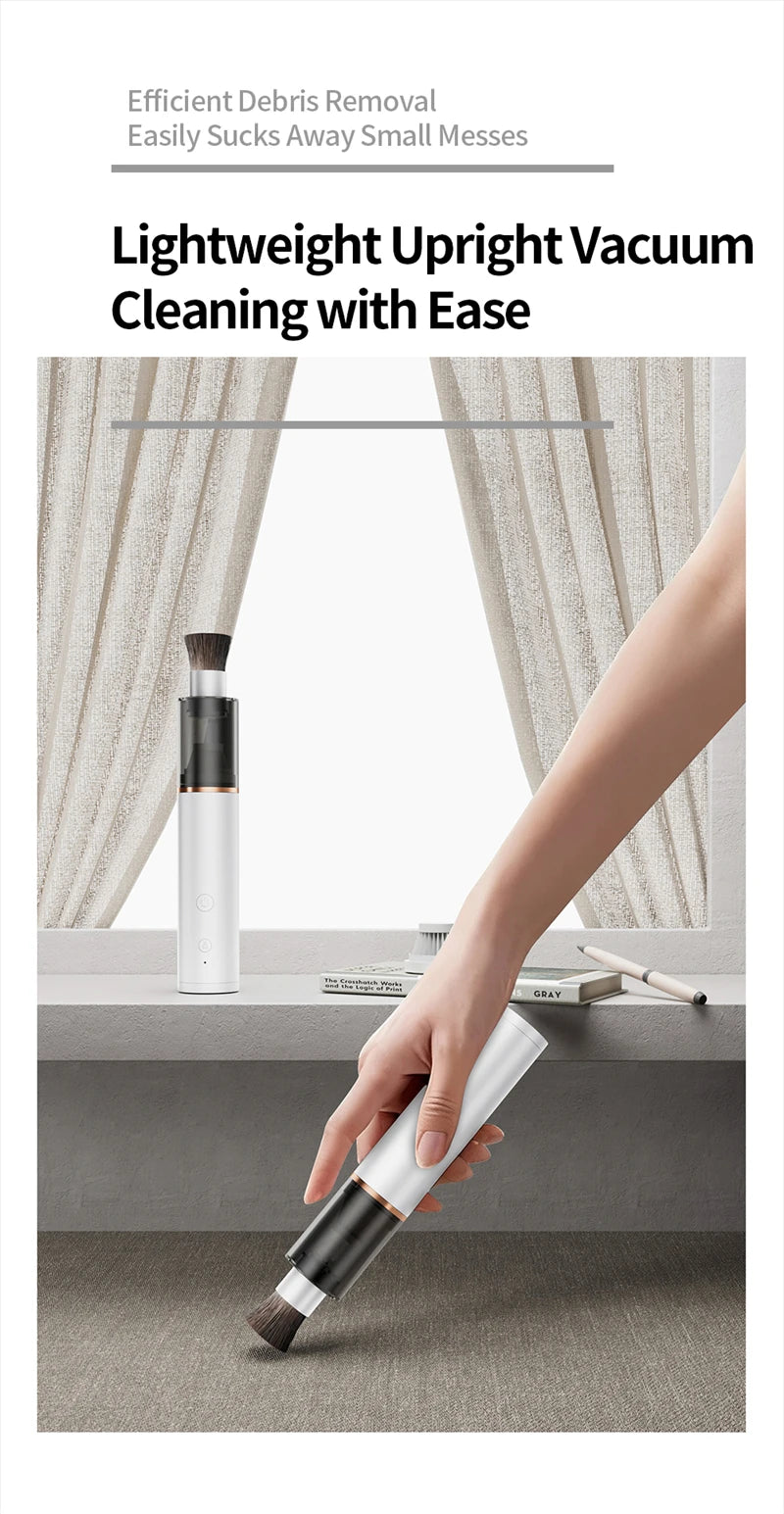 2026 New Small Mini Vacuum Cleaner Portable, Powerful, Durable Handheld, Wireless Desktop Cleaning, Keyboard, Piano Cleaner
