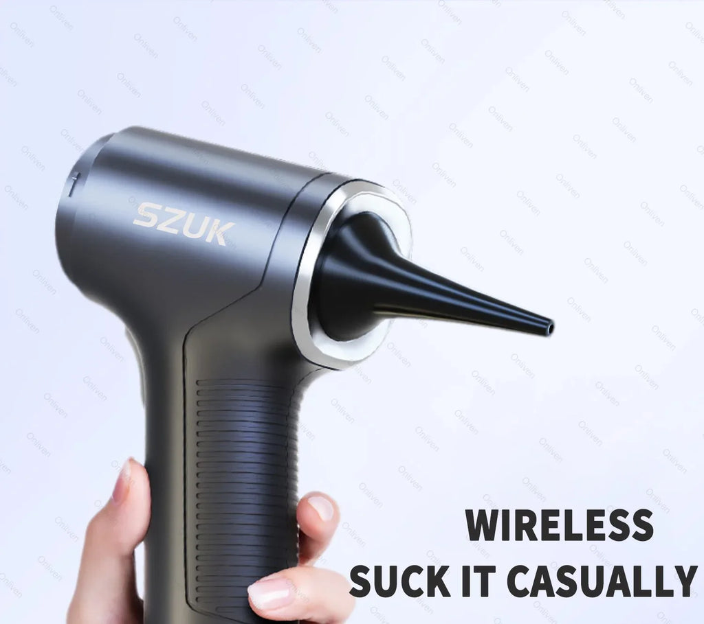 SZUK Mini Wireless Portable Car Mini Vacuum cleaner, High Suction 98000PA,Long Battery, Portable & Easy Clean Cleaning Appliance