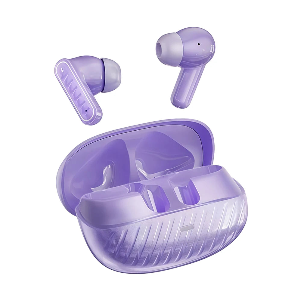  TWS Bluetooth 5.4 Earbuds ANC HiFi Stereo, 3-4h Single/8-10h Total, Ultra Light Comfort Fit