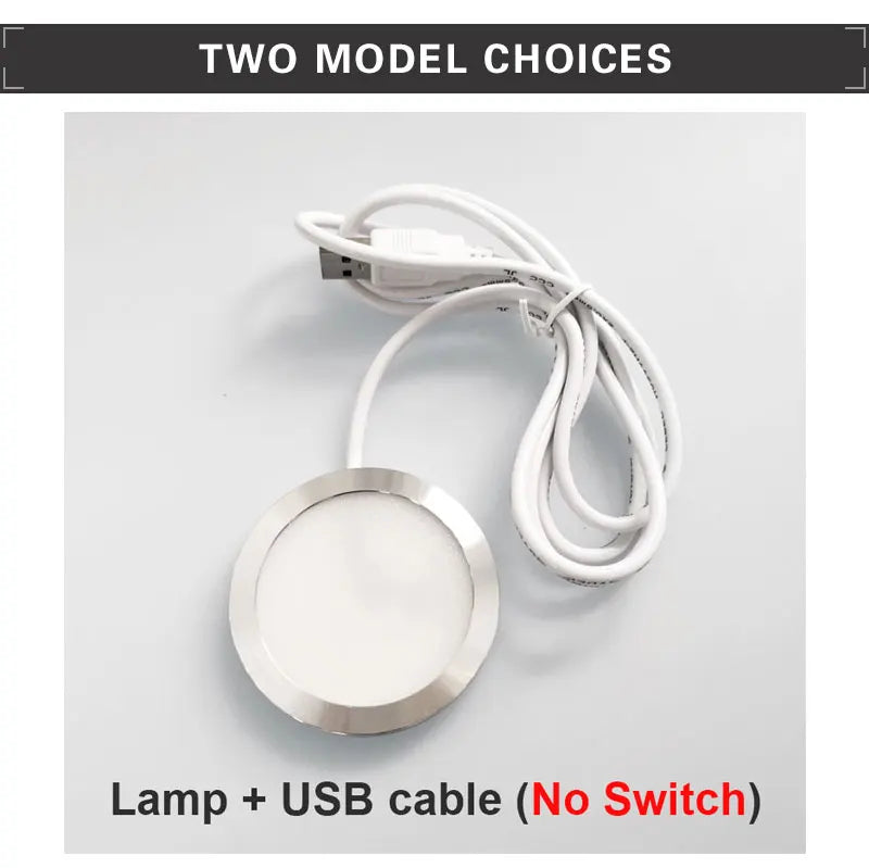 USB 5V LED Under Cabinet Light 5W 3W 7W Mini Spotlight Jewelry Display Showcase Wardrobe Surfaced Mounted Ceiling lamp downlight
