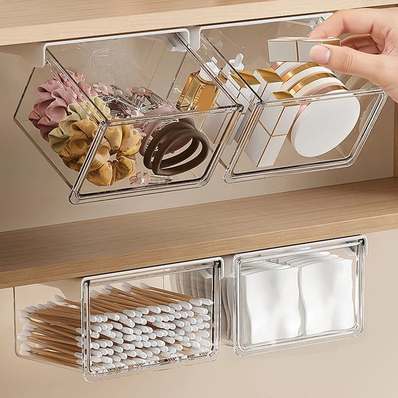 New A Cosmetic Storage Box For Storing Toiletries, Makeup Remover Pads, Lipsticks, Cotton Swabs, And Bathroom Supplies