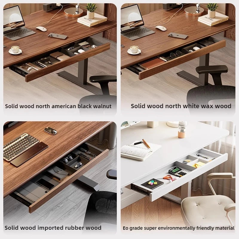 Under Desk Drawer Organizer Pull-pull Wooden Storage Shelf for Study Stationery Storage Solid Wood Office Desk Storage Accessory