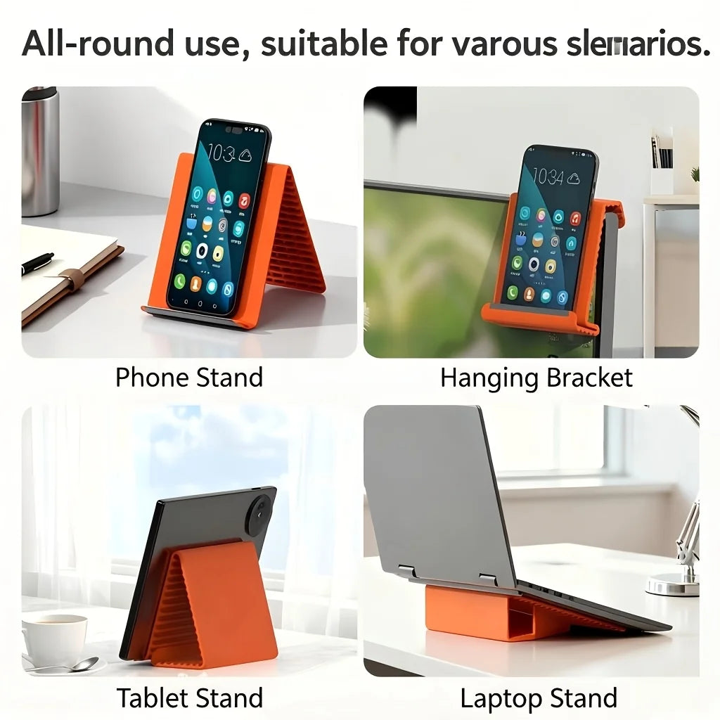 Portable Foldable Silicone Phone Stand Flexible and Can Be Bent Into Any Shape Multi-angle Adjustable Phone Stand