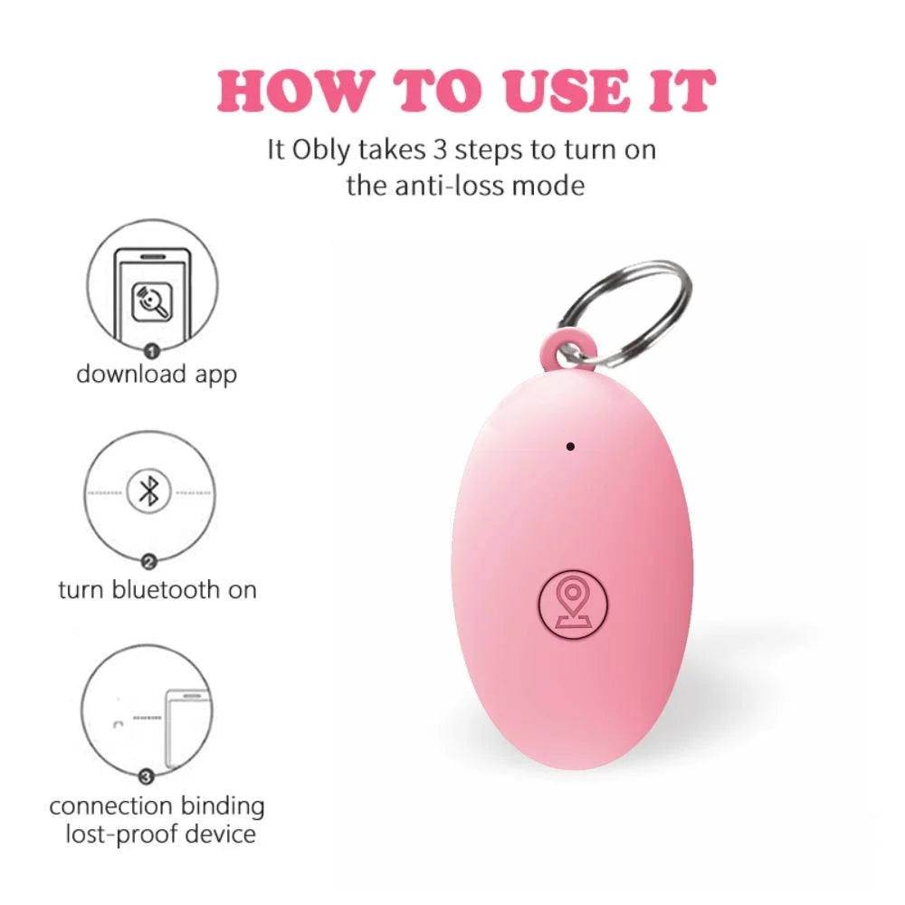 Mini GPS Tracker Bluetooth Tracker Two-Way Anti-Lost Device Pet Kid Key Bag Car Wallet Tracking Smart Finder Locator Accessories