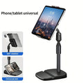 Weighted base for stable phone/tablet universal stand! Large sized multifunctional 2-in-1 with phone slot