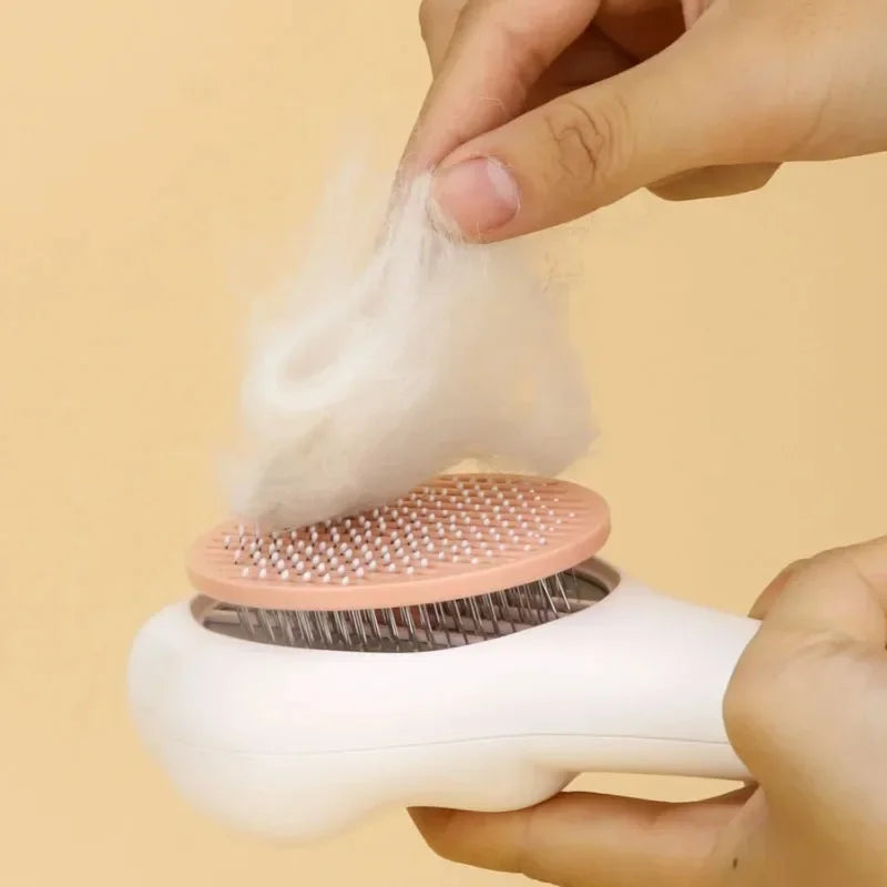 Pet Grooming Brush Cat Claw Comb Gentle Pet Massage Brush for Cats Dogs Soft Touch Hair Removal Tool Solves Licking Grooming Des