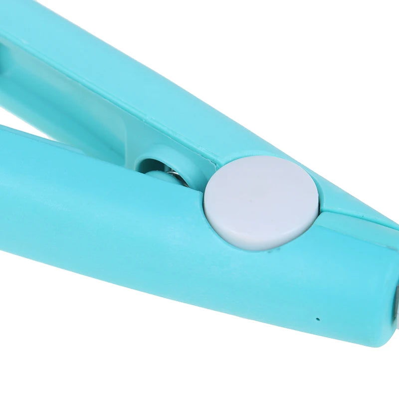 【SE】1PC Portable Mini Electric Heat Sealing Machine Seal Sealer Food Vacuum Sealer Bag Clip Random Color