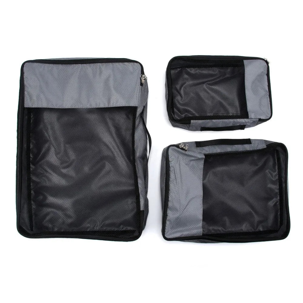 Travel Packing Cubes Luggage Organizer Bags for Suitcase Compression Storage Pouches with Mesh Lightweight Travel Accessories