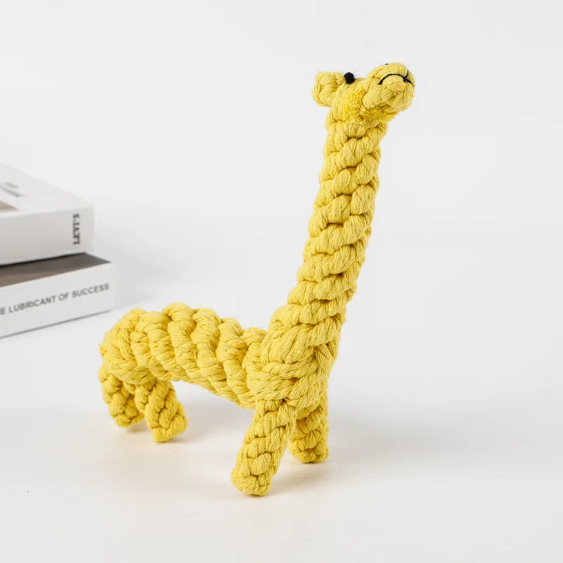 Dog Toys Interactive Rope Knot Toy for Dogs Puppies Pet Chew Toy Grinding Teeth Playing Toys for Dogs
