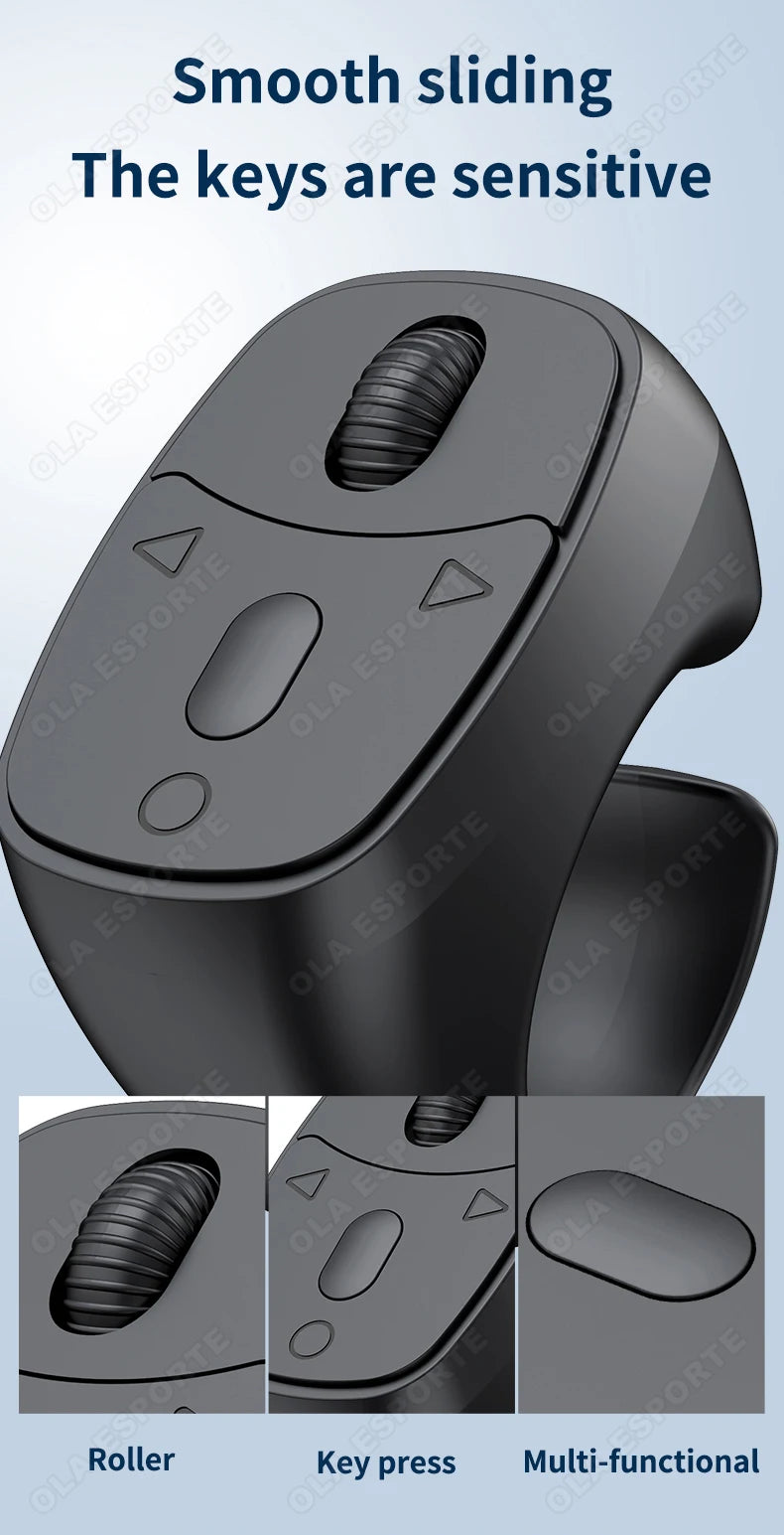 New Bluetooth Remote Control Touch Screen Page Turner Camera Video Recording Music Control For iPad iPhone Remote Scrolling Ring