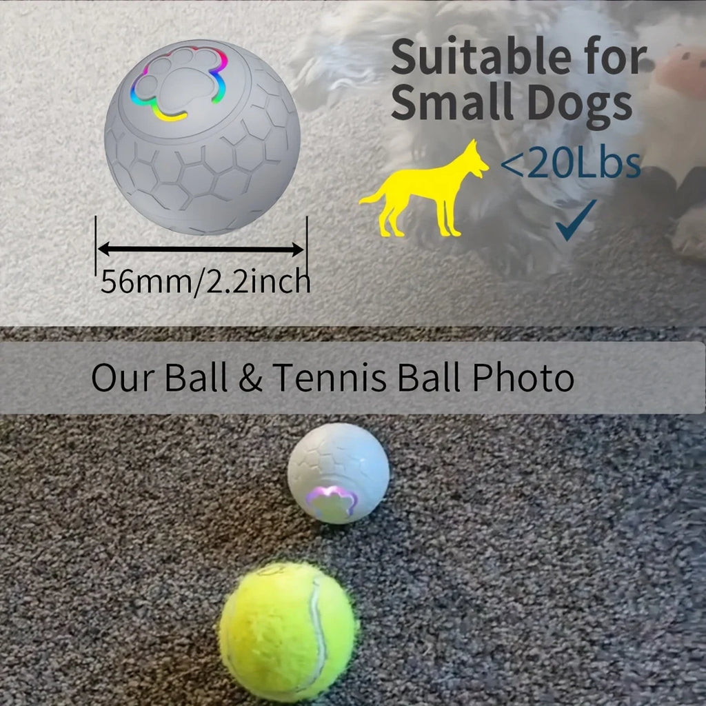 Interactive Jumping Dog Toy Ball with Smart Rechargeable Function for Pets