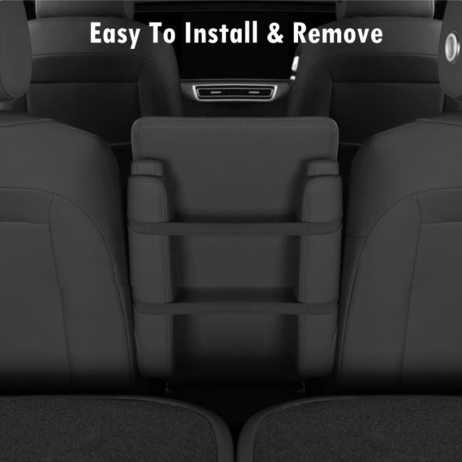 2nd Row Car Seat Organizer for 6-Seat Benz GLS 450 / VW ID.6 / Cadillac XT6 / Ford Explorer 2023 2024 Console Organizer Backseat